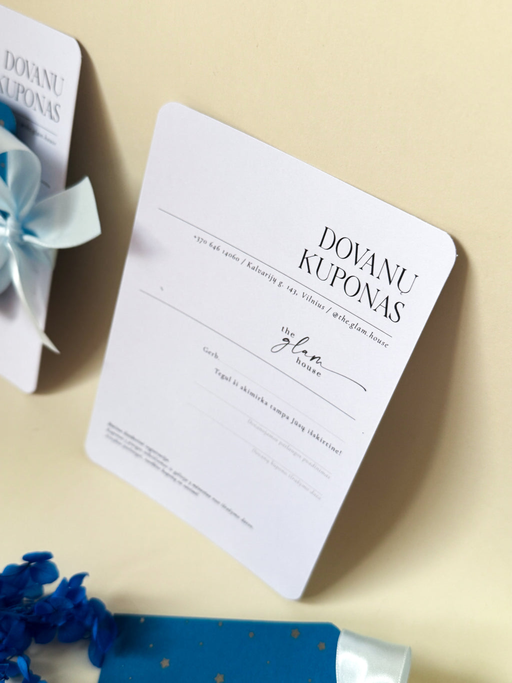 Kalėdiniai dovanų kuponai „SNOW GIFT“