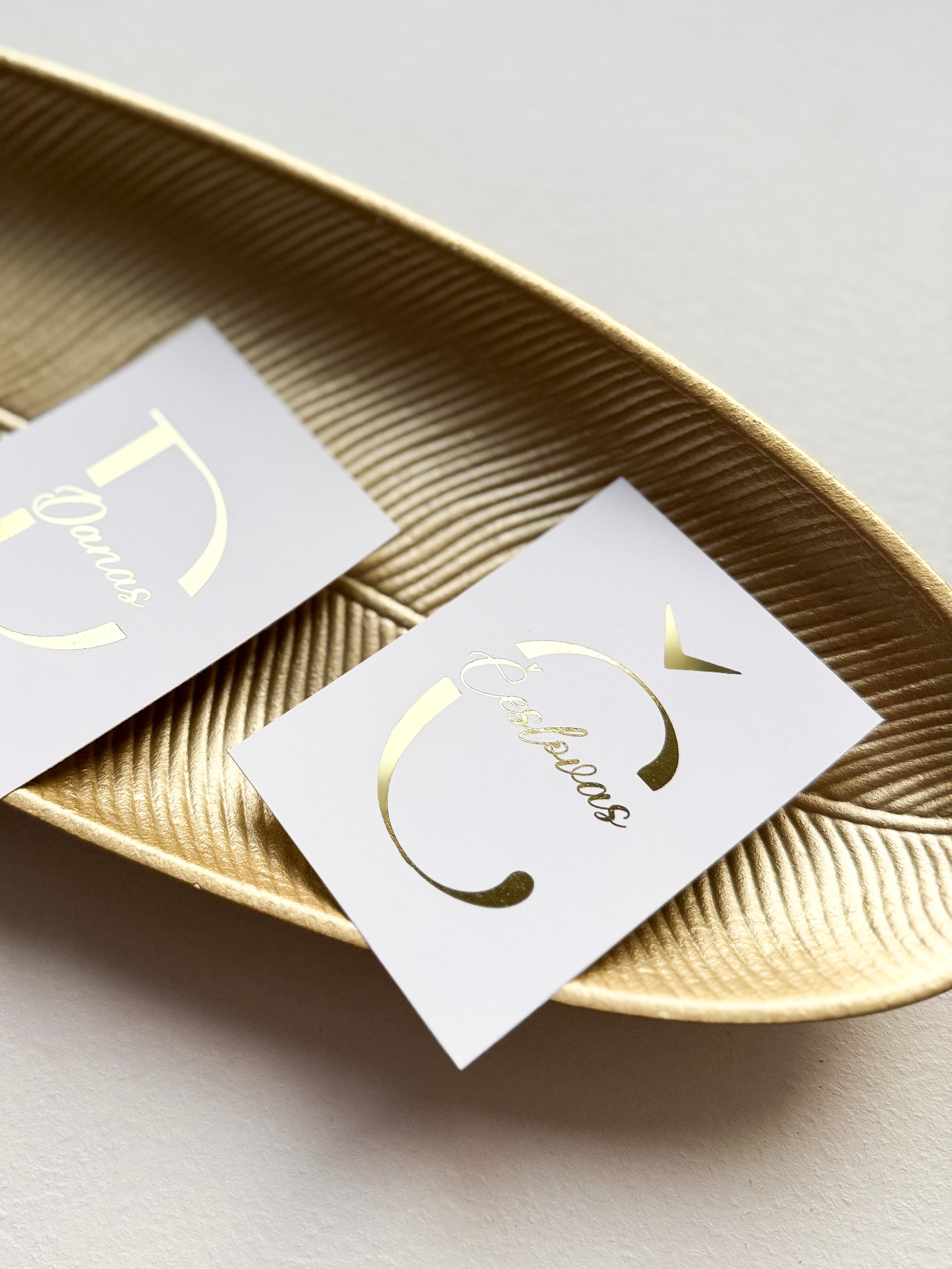 Stalo kortelės "LETTER"