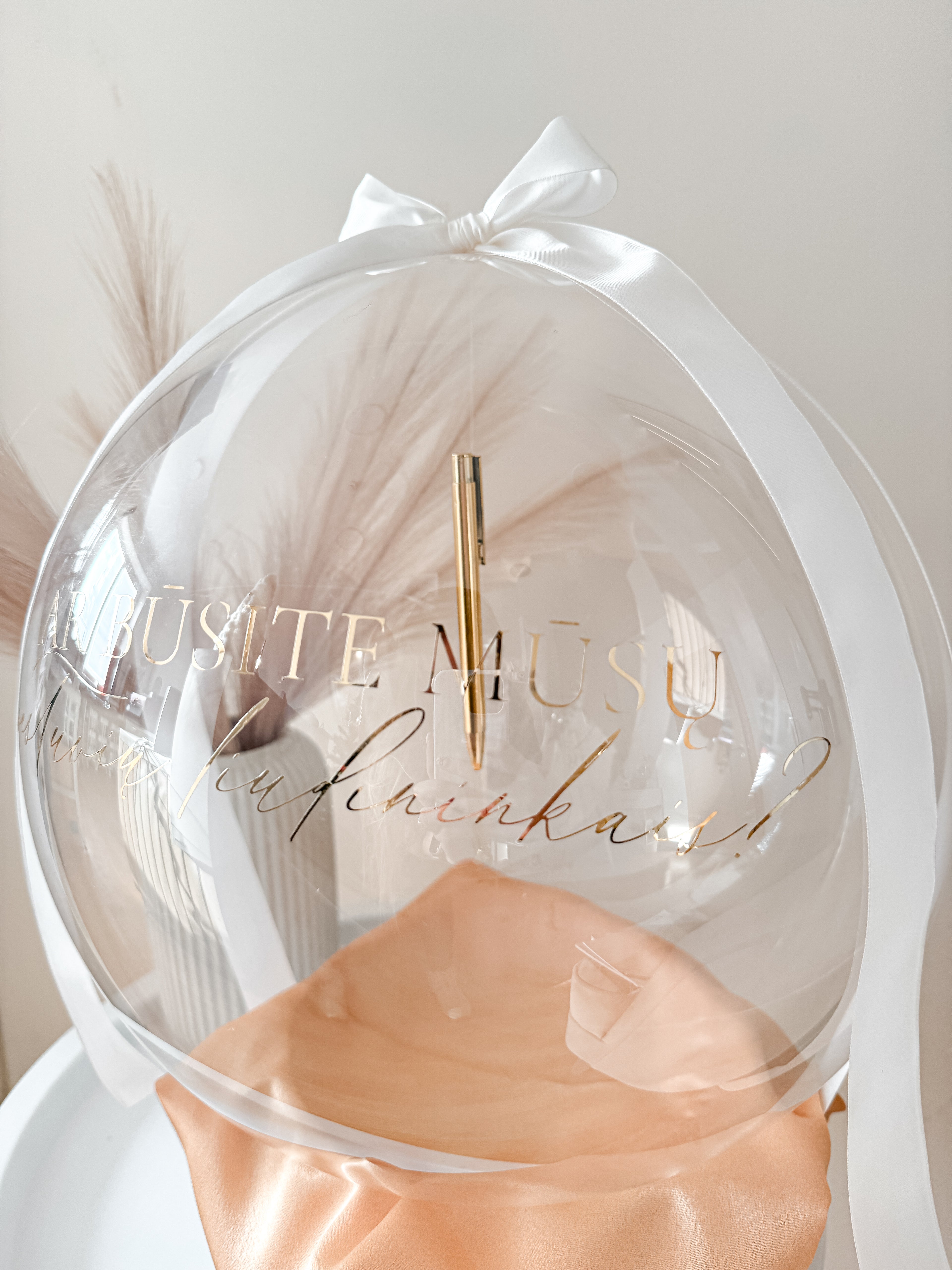 Balionas vestuvių liudininkams