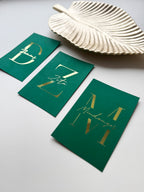 Stalo kortelės "LETTER"