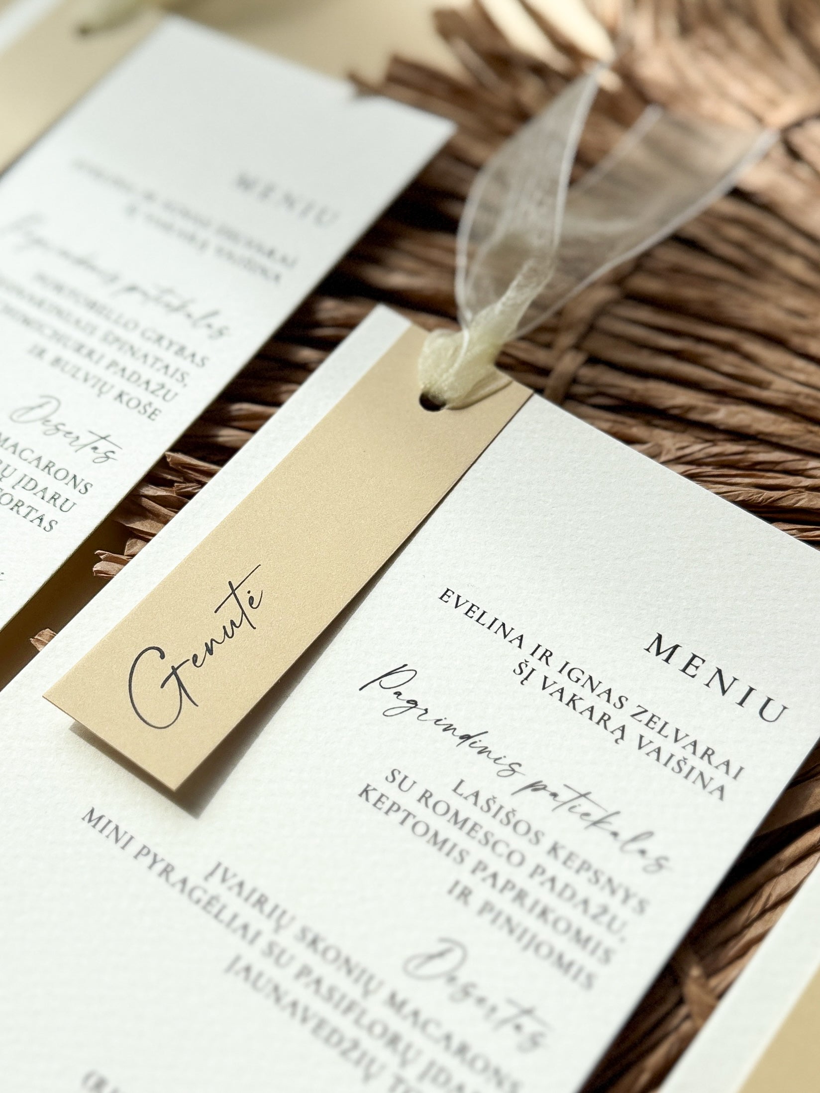 Stalo kortelės "ELLIE"