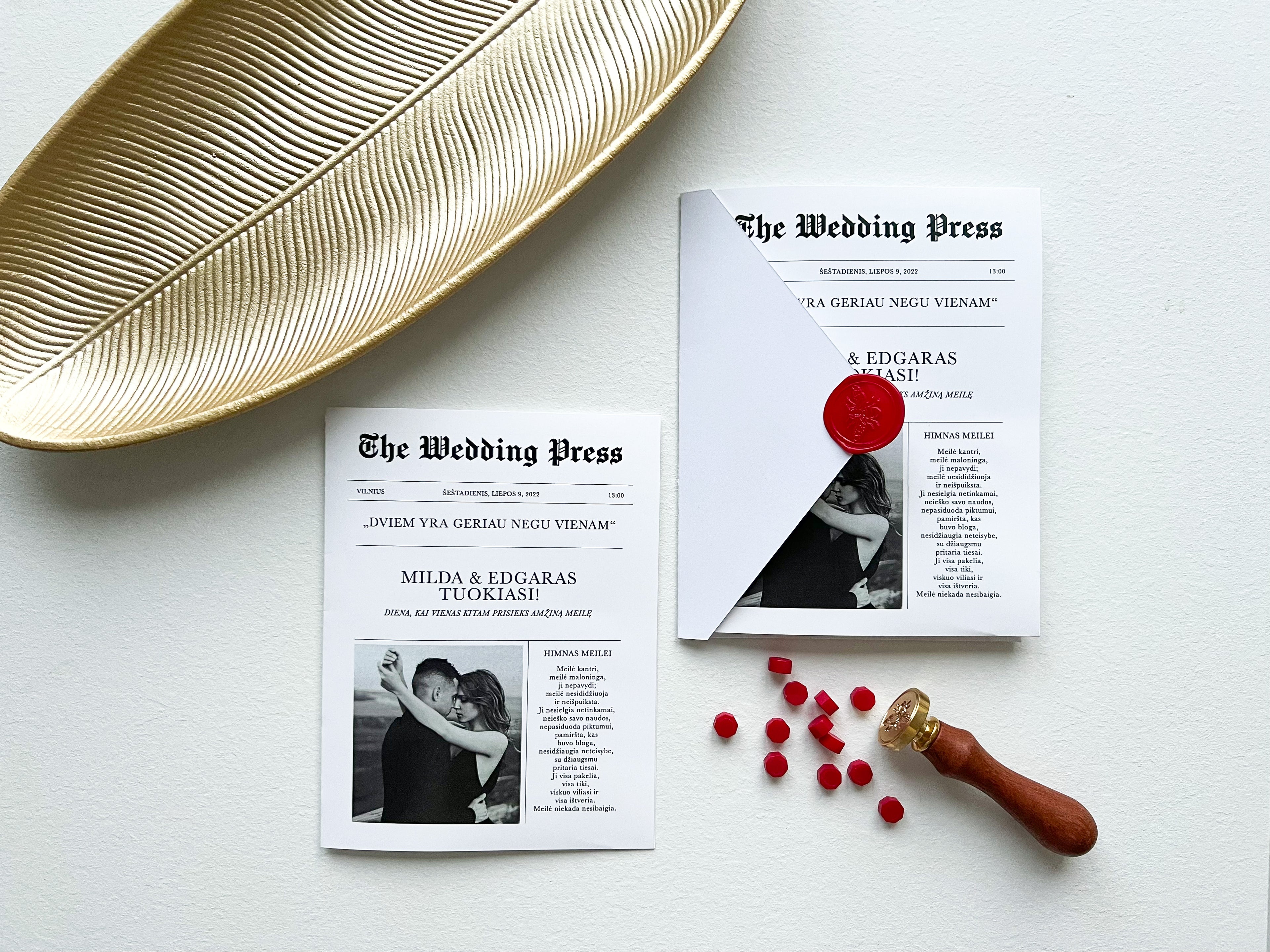 Kvietimai „THE WEDDING PRESS“