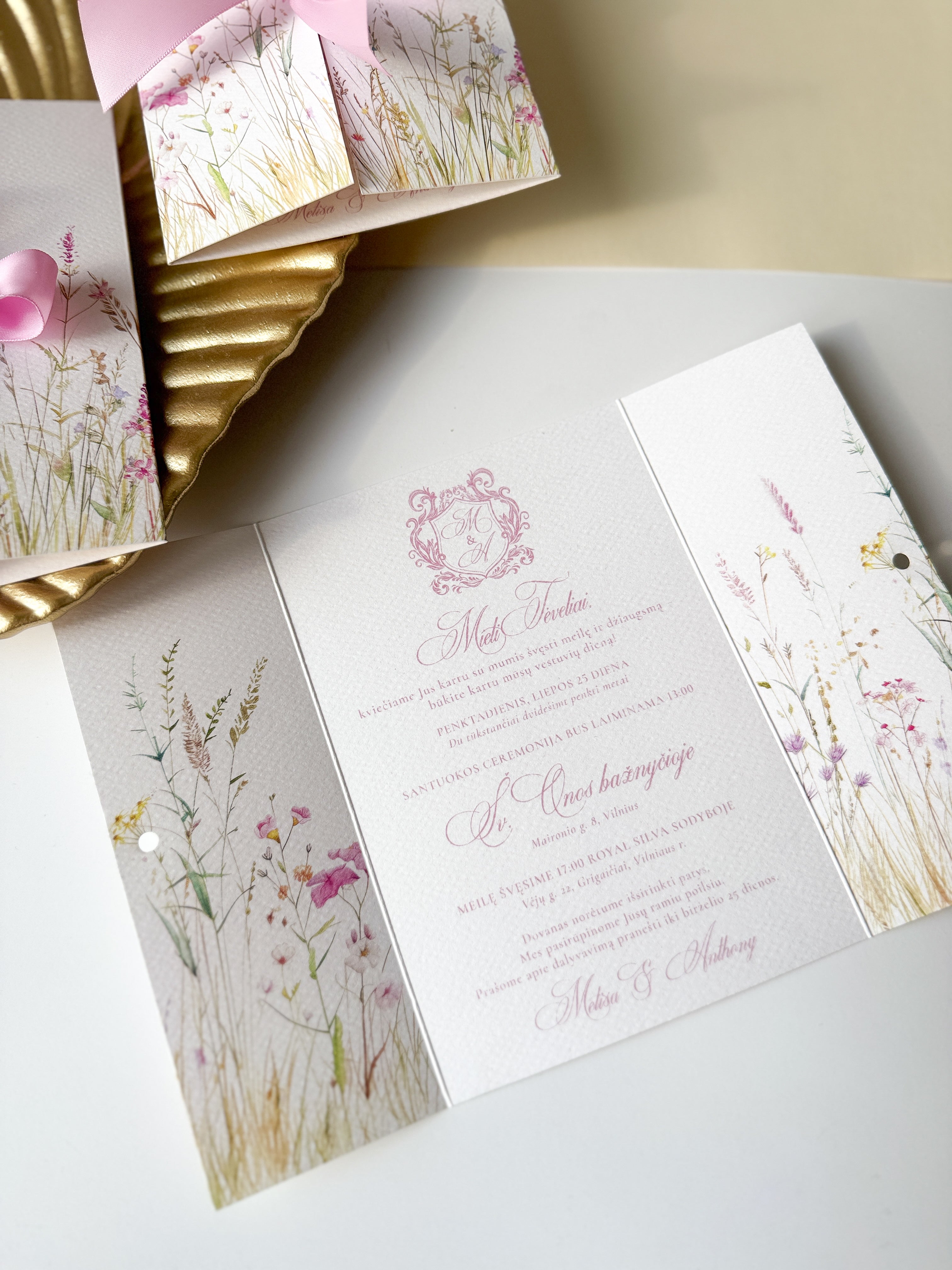 Kvietimas "WILDFLOWERS"