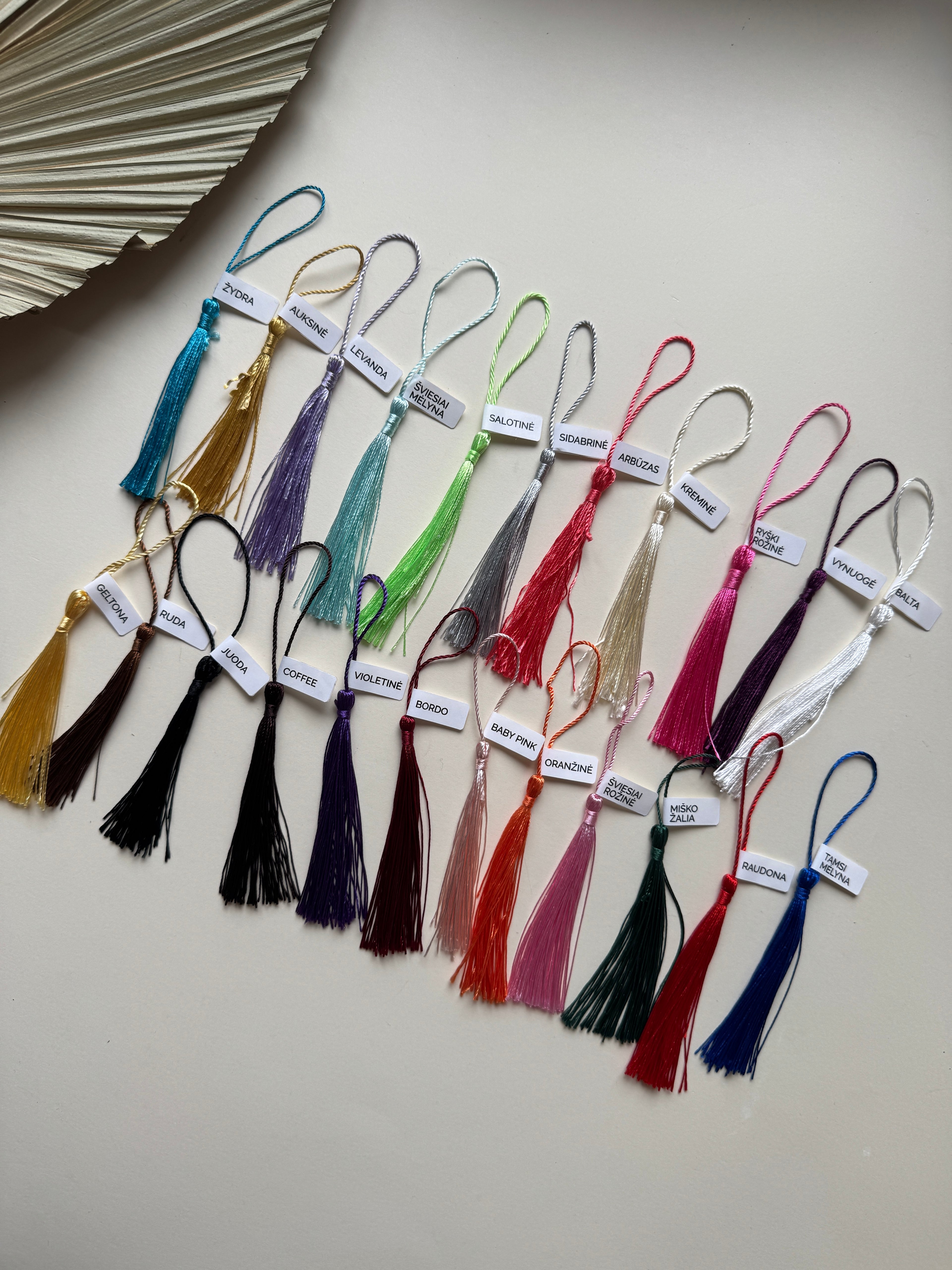 Stalo kortelės "TASSEL"