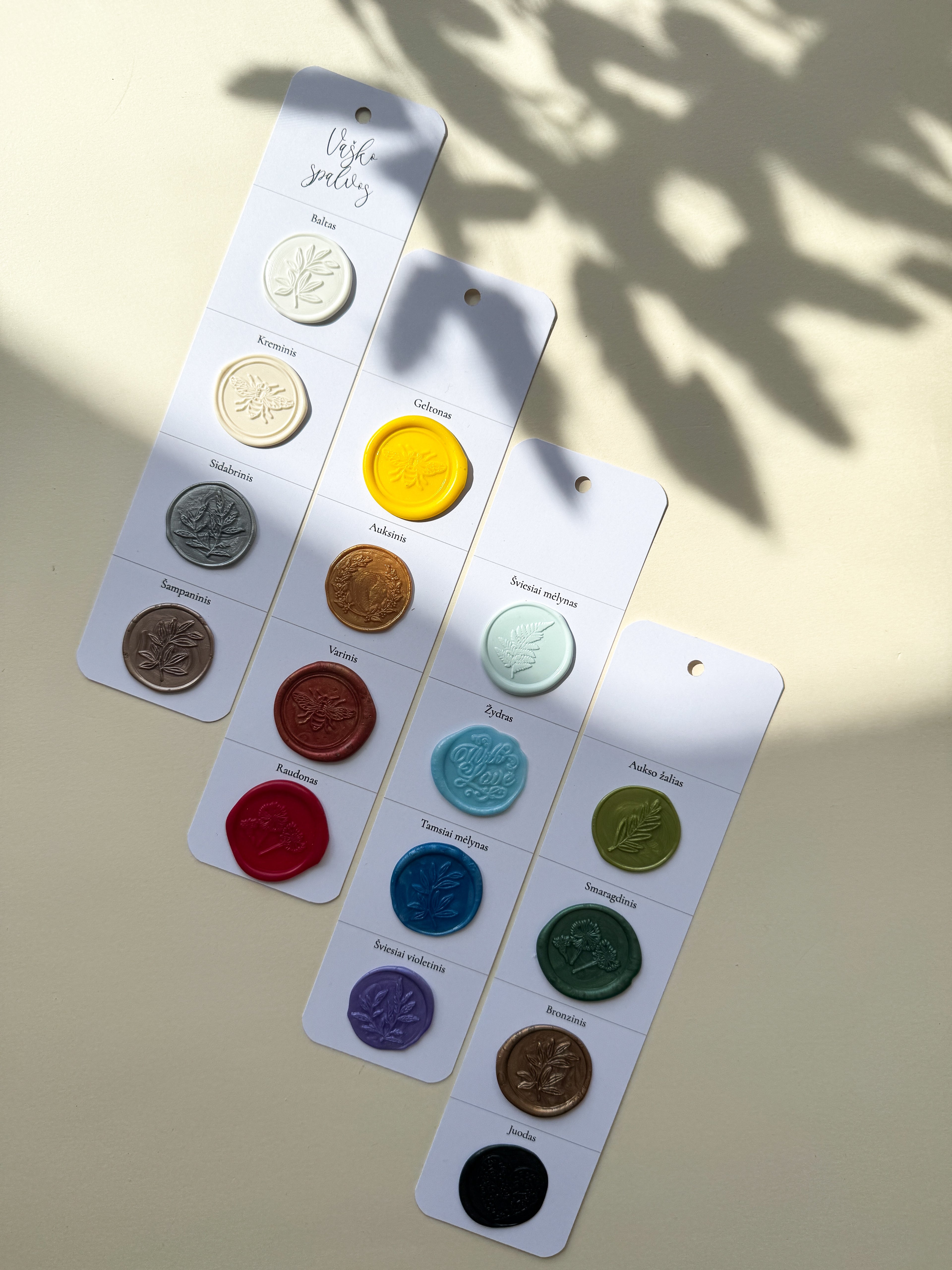 Stalo kortelės "RUSTIC"