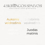 Palinkėjimų knygos „White" užrašo spalvos: auksinė, sidabrinė, juoda, balta.